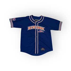 Orange County Choppers Old School New Rules Blue Button Up Jersey Sz L​​